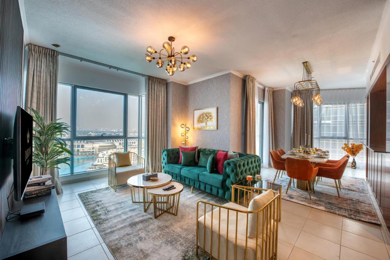 Durrani Homes - Luxe Living With Burj Khalifa And Fountain View - Third Room Without Partition Dubai Luaran gambar